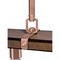 Westinghouse Chandelier 60W 5-Light Oak Lane Barnwood Beam Washed Copper Open Mtl Cage 6351600 - alternate 5
